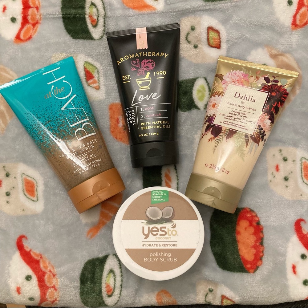 Set of 4 Body Scrubs